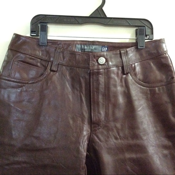 Gorgeous Gap smooth leather pants - Picture 2 of 9